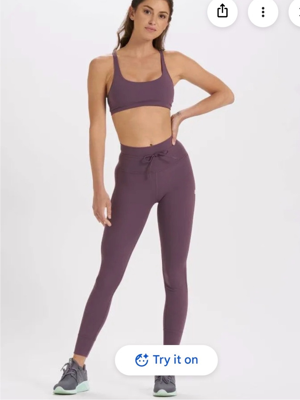 Vuori Daily Leggings Plum- Medium